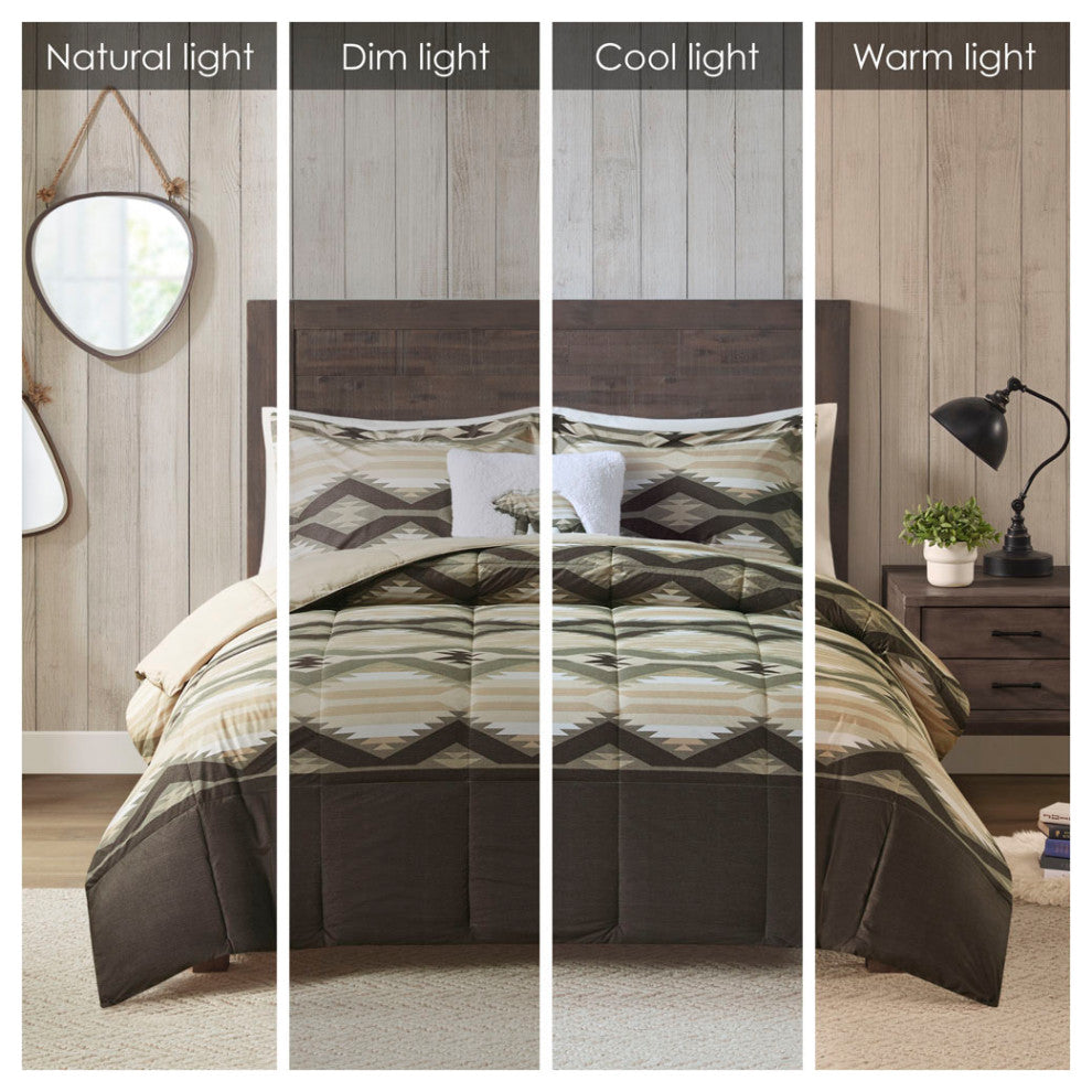 Woolrich Emmet Creek Down Alternative Comforter Set With Throw Pillow