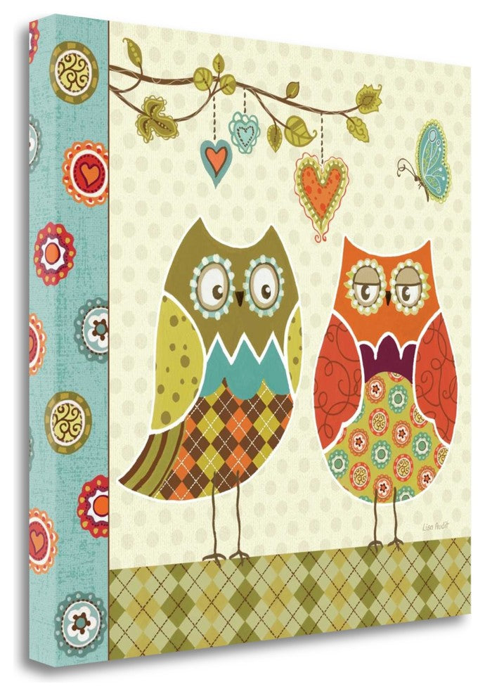 "Owl Wonderful I" By Lisa Audit, Giclee Print on Gallery Wrap Canvas