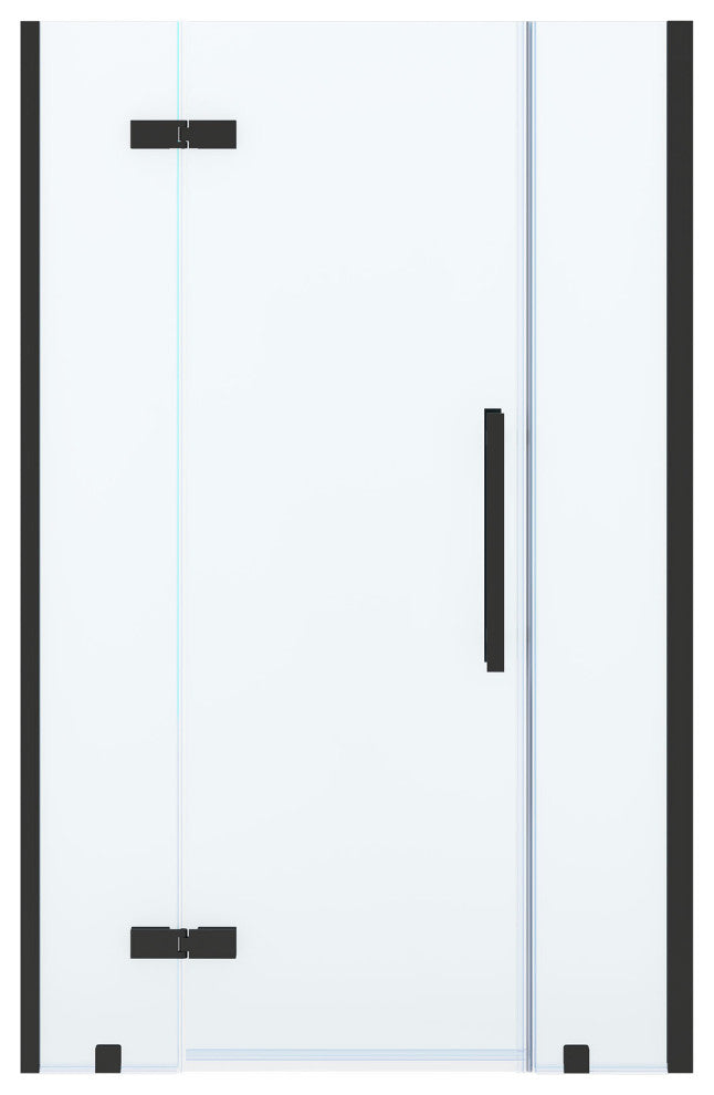 Tampa 45 11/16-48 1/16"Wx72"H Alcove Hinge Shower Door Black