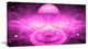 Bright Purple Infinite World, Floral Canvas Art Print, 40x20