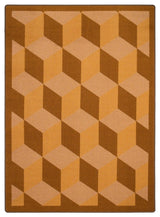 Kaleidoscope Rug, Highrise, 5'4"x7'8", Wheat