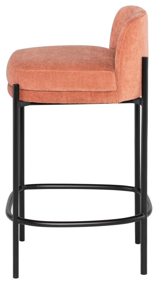 Inna Nectarine Fabric Counter Stool, HGMV251
