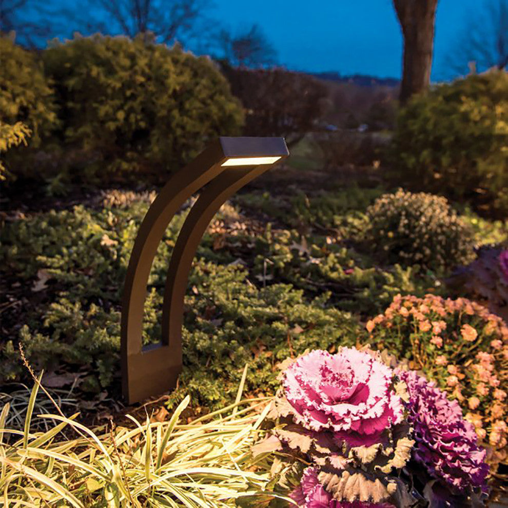 Slide 15" LED 12V Path-Light 3000K, Bronze