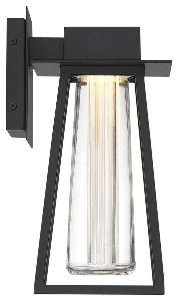 Avant Garde 12" LED Outdoor Wall-Light 3000K, Black