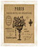 Paris Hotel Burlap Wall Art