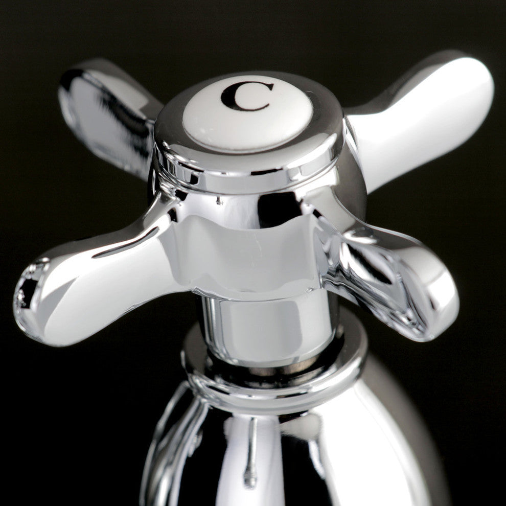 4" Centerset Bathroom Faucet WithRetail Pop-Up, Polished Chrome