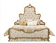 AICO Furniture Platine de Royale 3-Piece Eastern King Panel Bedroom Set