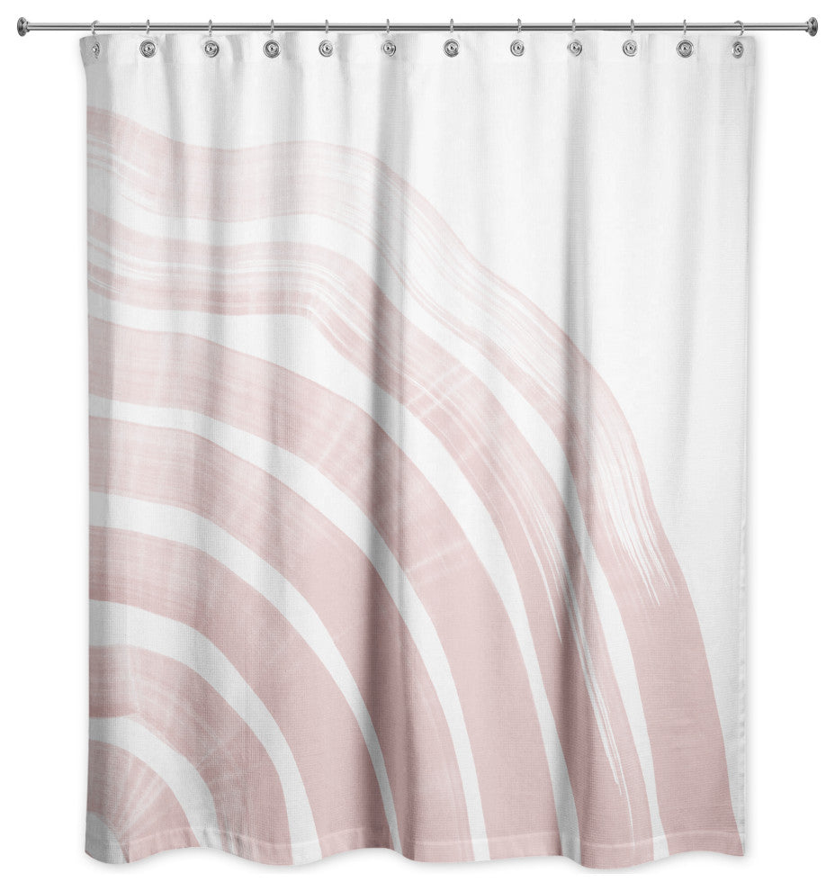 Pink Arch 71x74 Shower Curtain