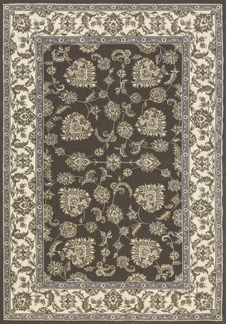 Legacy Dark Gray Ivory Rug, 5'3"x7'7"