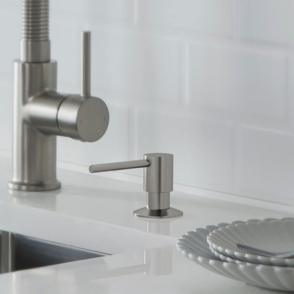 KIBI Kitchen Soap Dispenser KSD100, Brushed Nickel