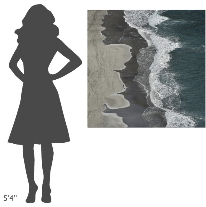 "Running Waves" Stretched Canvas Giclee by Lex Molenaar, 40x40"