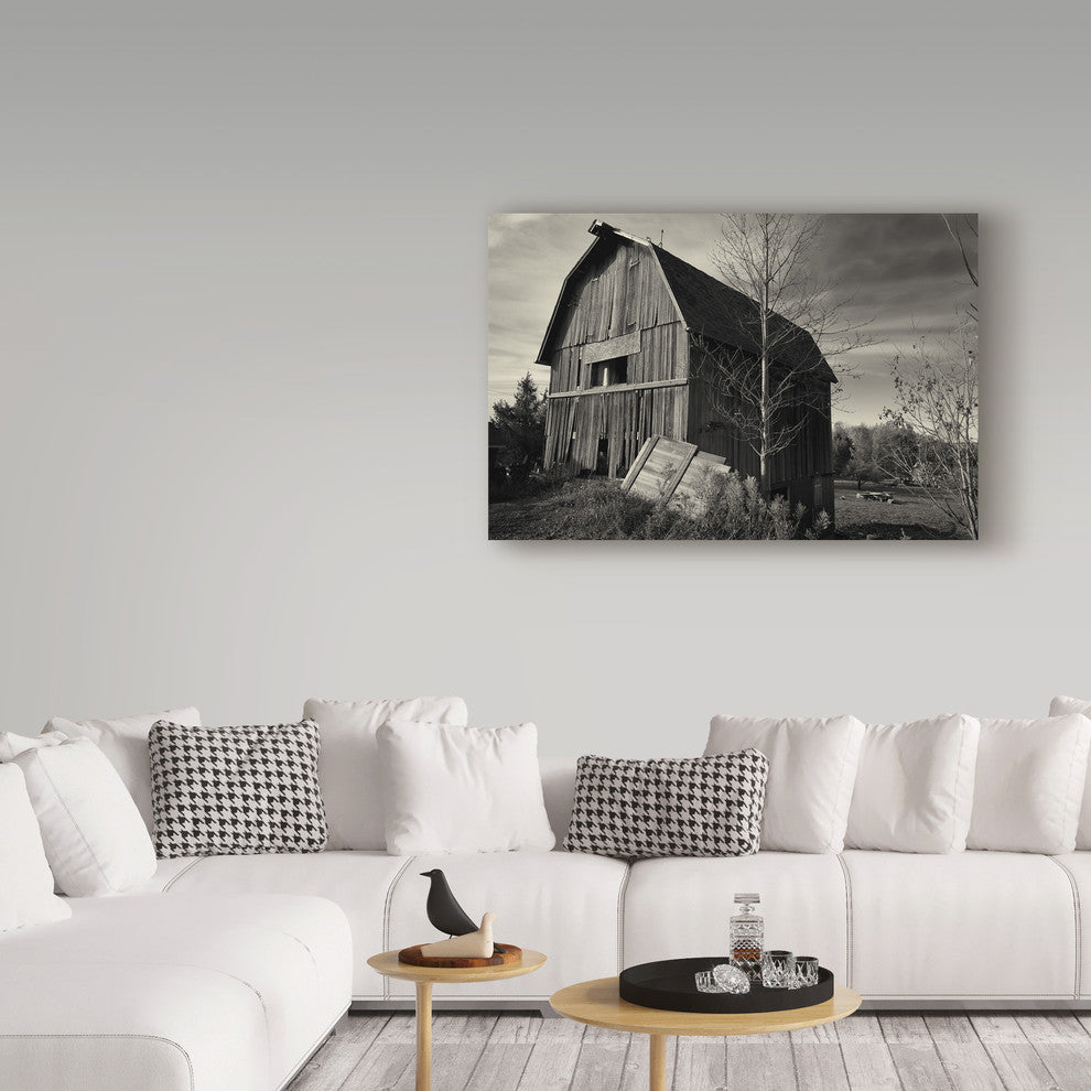 "Old Barn Autumn" by Anthony Paladino, Canvas Art