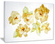 "Brown Flowers With White Shade" Canvas Print, 20"x12"