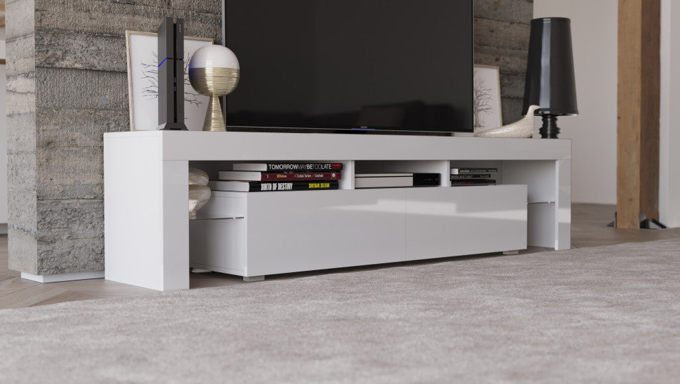 REVA 190 TV Stand, White