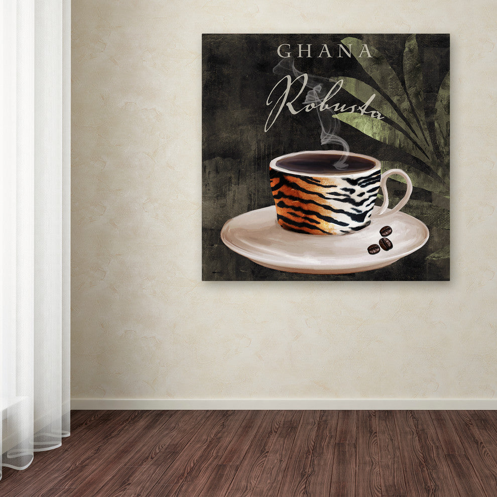 Color Bakery 'Afrikan Coffee IV' Canvas Art, 14"x14"
