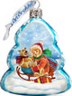 Keepsake Sleigh Ride Scenic Glass Ornament