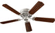 Quorum Custom Hugger 52" Ceiling Fan, Satin Nickel