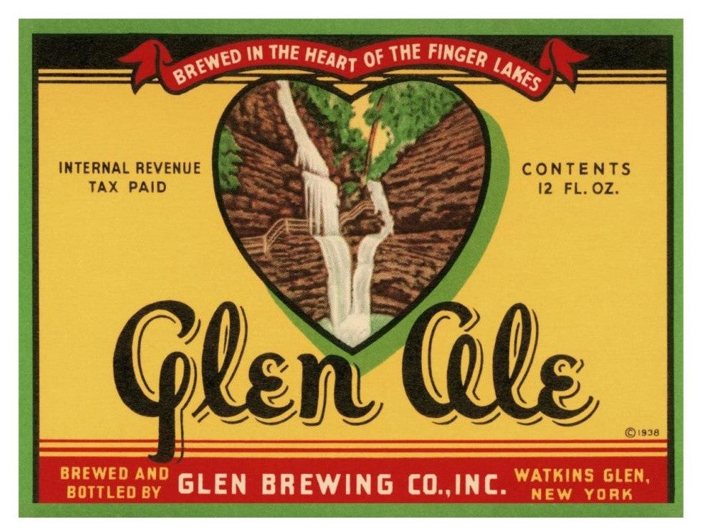"Glen Ale" Digital Paper Print by Retrolabel, 32"x25"