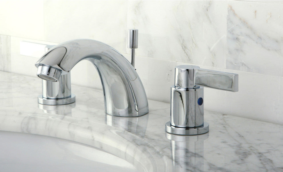 Kingston Brass Mini-Widespread Bathroom Faucet, Polished Chrome