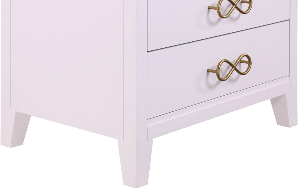 Bowtie Night Stand, Pink