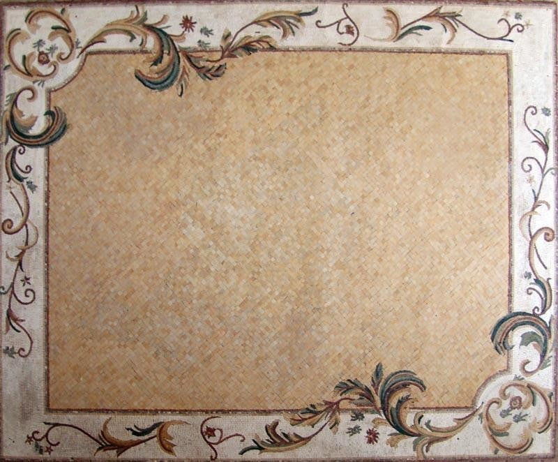 Mosaic Carpet Tiles, 71"x86"