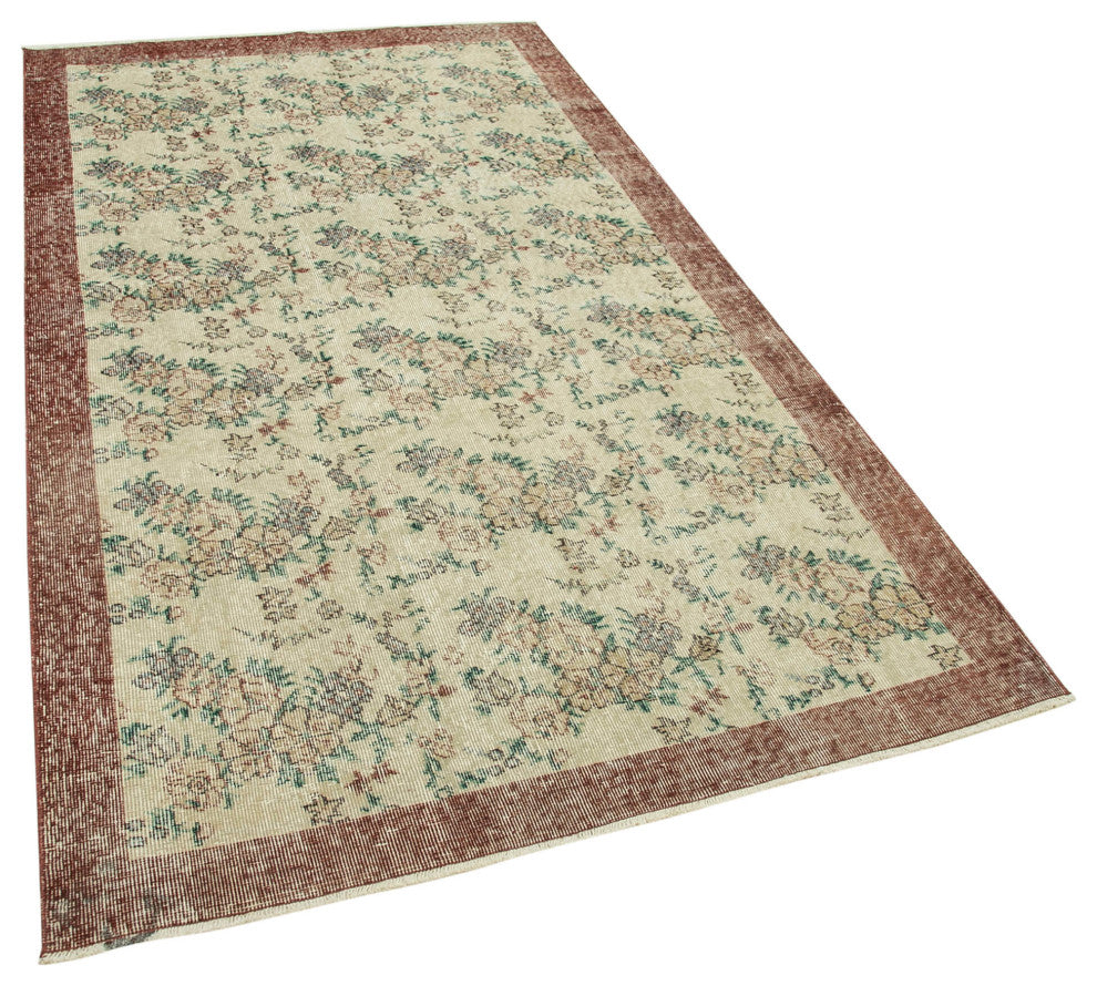 Rug N Carpet - Hand-knotted Turkish 4' 5" x 7' 9" Over-dyed Small Area Rug