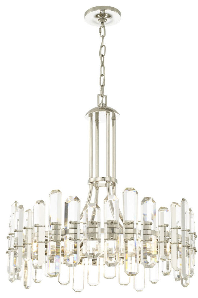 Crystorama Lighting Group BOL-8888 Bolton 8 Light 25"W Crystal - Polished