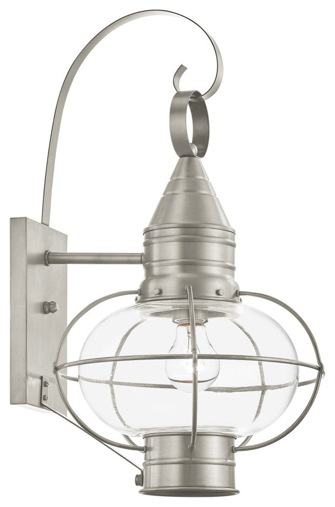 Livex Lighting 26904 Newburyport 21" Tall Outdoor Wall Sconce - Antique Brass