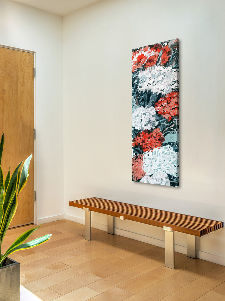 "Flowers Veg" Painting Print on Canvas