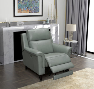 Kester Power Recliner w/Power Head Rest, Lorenzo Mint