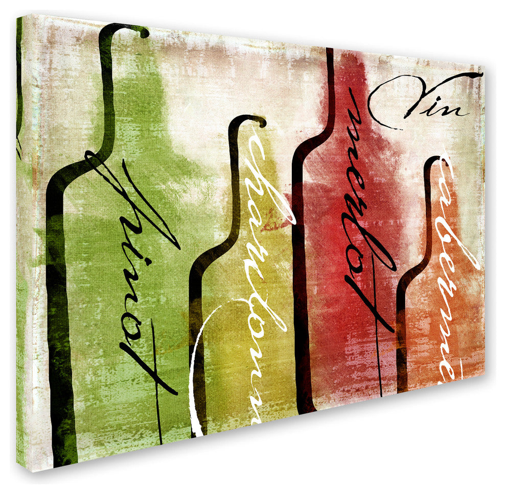 Color Bakery 'Wine Tasting I' Canvas Art, 24"x18"