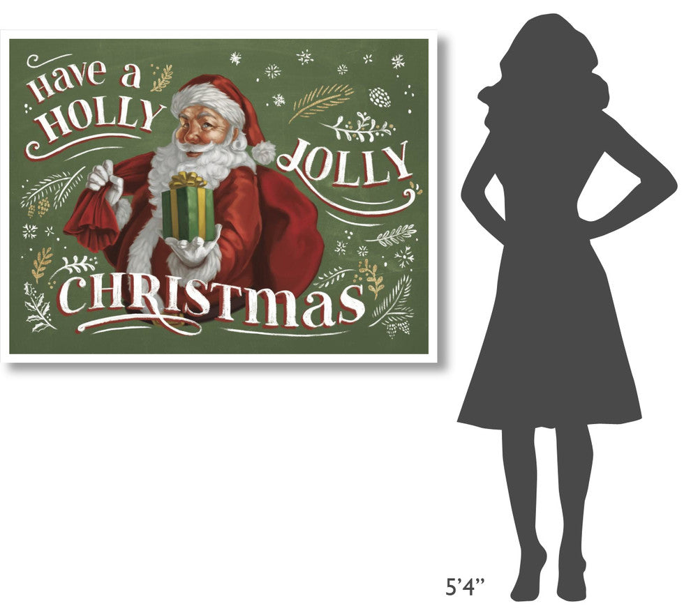 "Santas List I" Digital Paper Print by Janelle Penner, 50"x38"