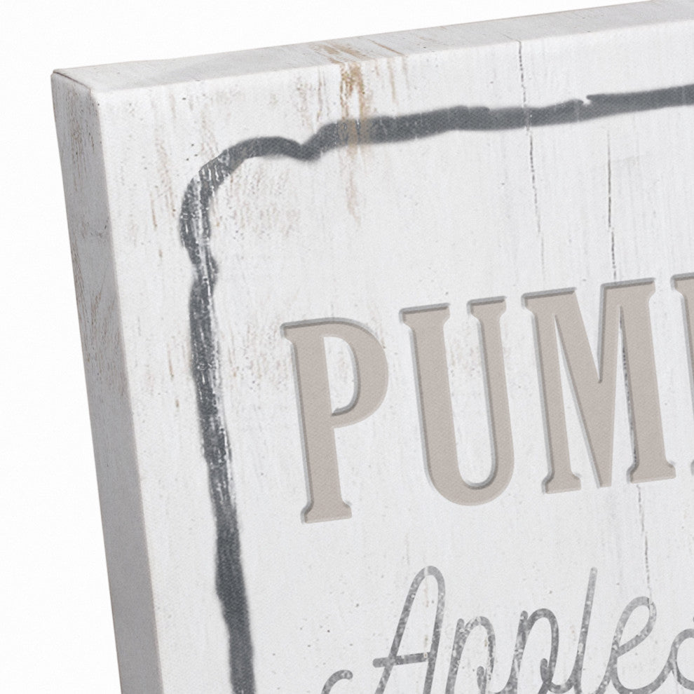 Autumn Welcome 12x12 Canvas Wall Art