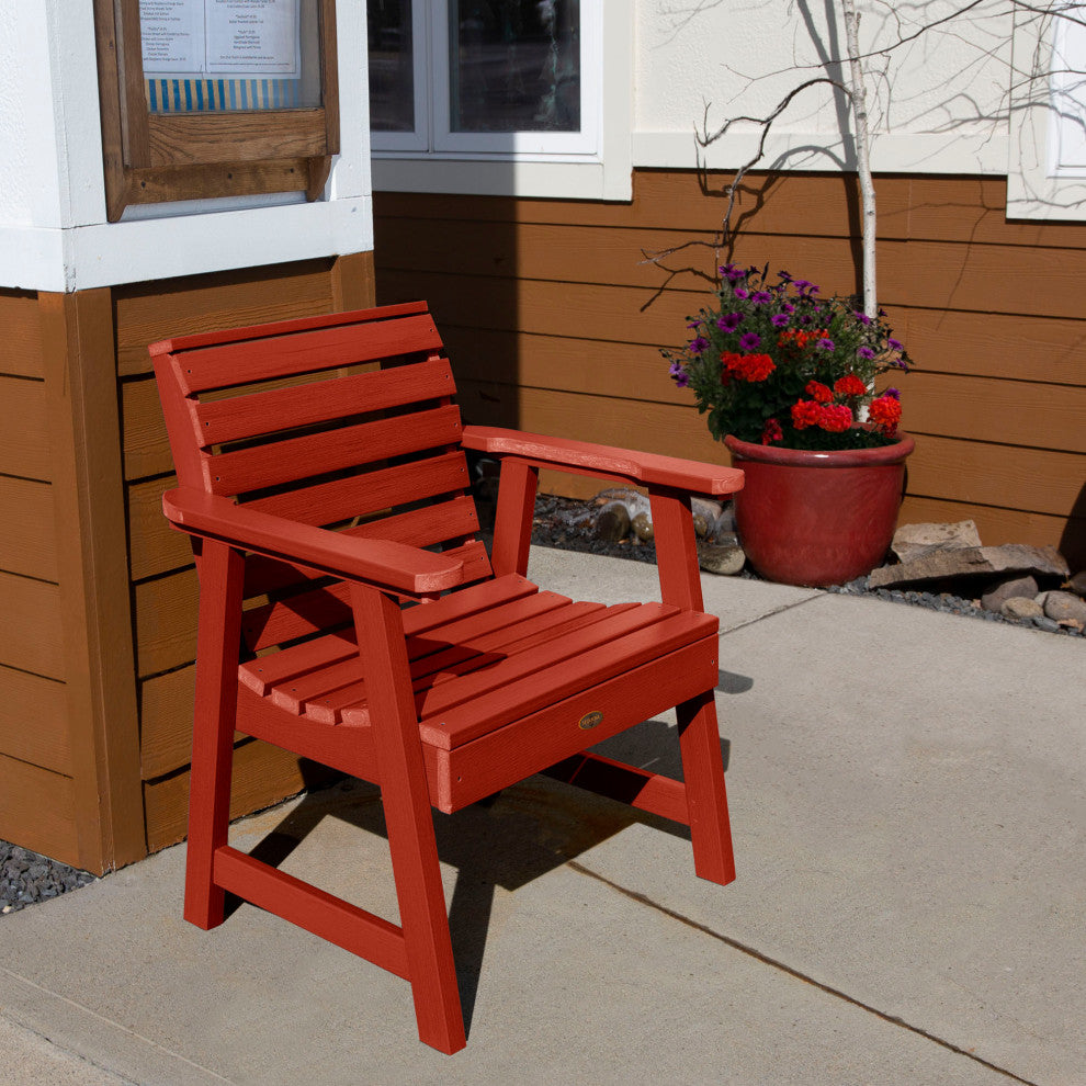 Sequoia Glennville Lounge Chair, Rustic Red