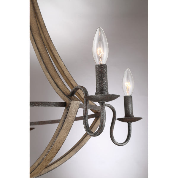 Quoizel Shire Five Light Chandelier SHR5005RK