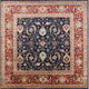 Ahgly Company Indoor Square Mid-Century Modern Area Rugs, 4' Square