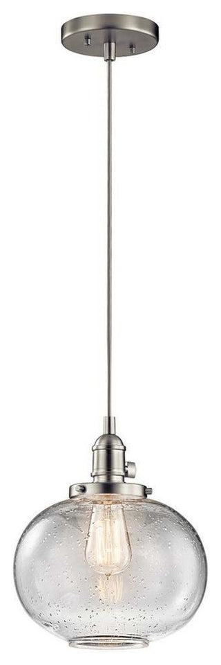Mini Pendant 1-Light, Brushed Nickel