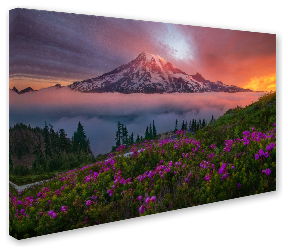 Chris Moore 'A Moment In Time' Canvas Art, 19x12