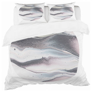 Circle Marble Ii Geometric Duvet Cover Set, Full/Queen
