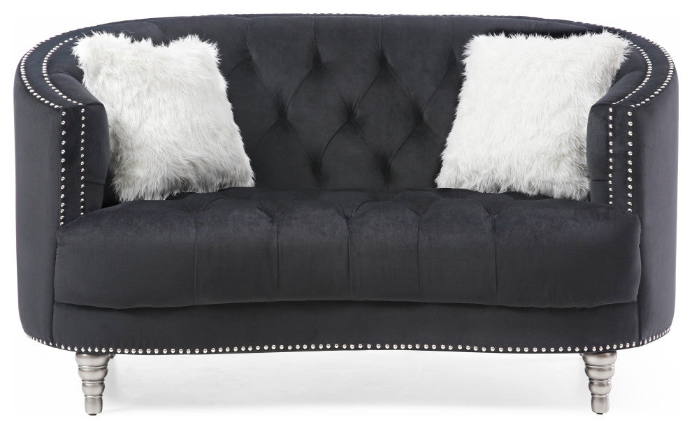 Dania Loveseat, Black
