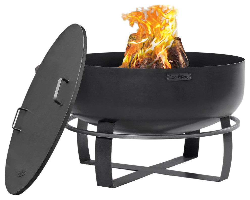 Viking 32" XXL Fire Pit With Cover Lid