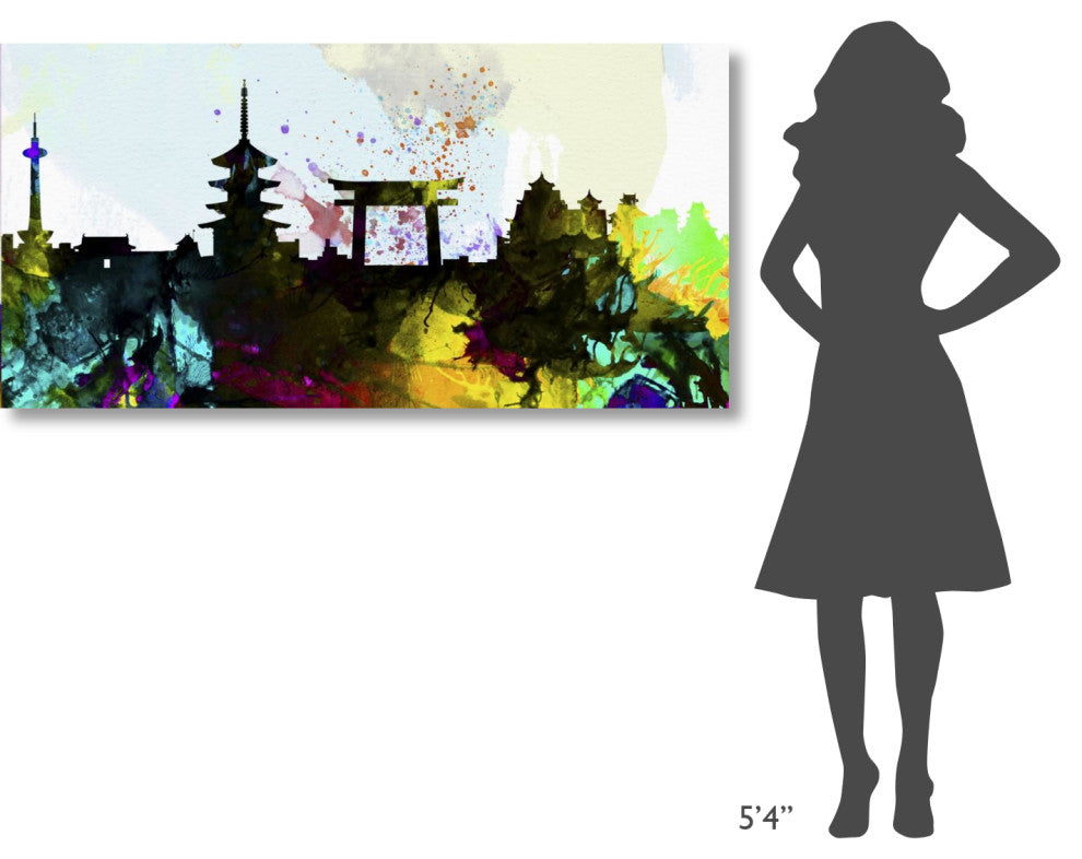 "Kyoto City Skyline" Fine Art Print