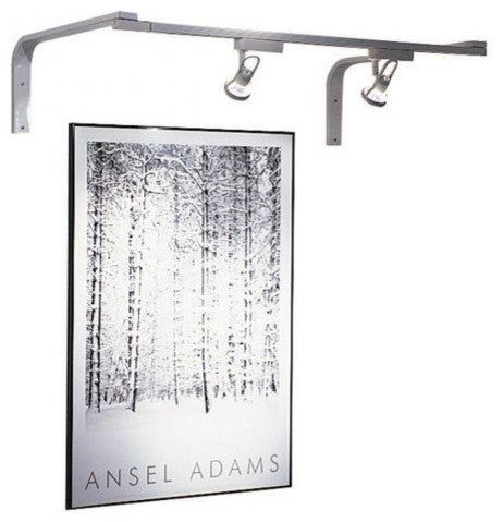 Wall Mount Suspension Bracket (Single Bracket), Brushed Nickel