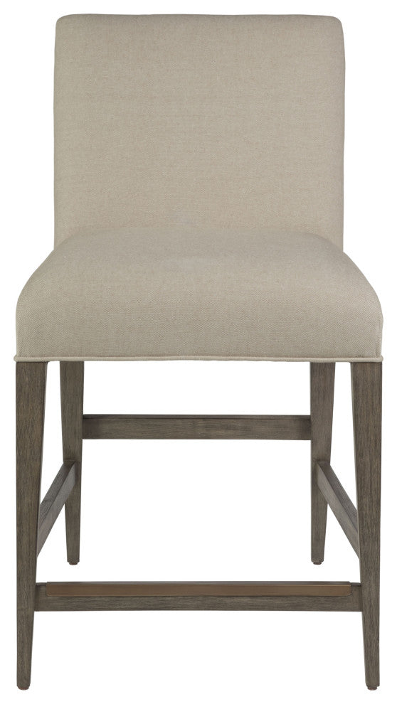 Madox Upholstered Low Back Counter Stool