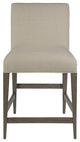 Madox Upholstered Low Back Counter Stool