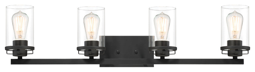 Jedrek 4-Light Bath, Black