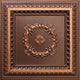 Antique Copper 3D Ceiling Panels, 2'x2', 40 Sq Ft, Pack of 10