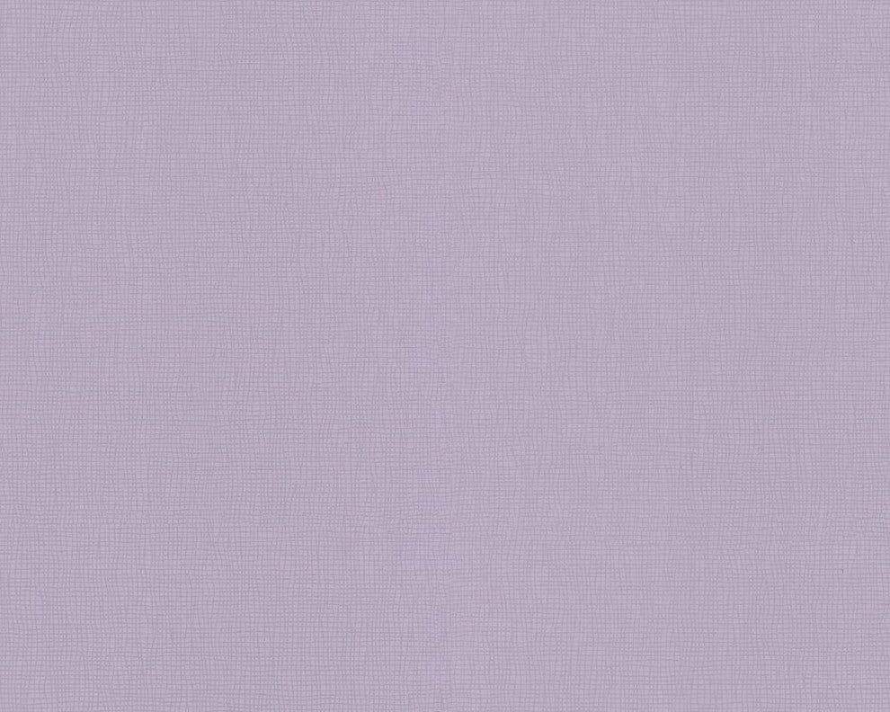Happy Hour, Modern Fresh Trendy Bloom Lines Retro Violet Wallpaper Roll