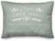 Mint Flower Market 14x20 Spun Poly Pillow