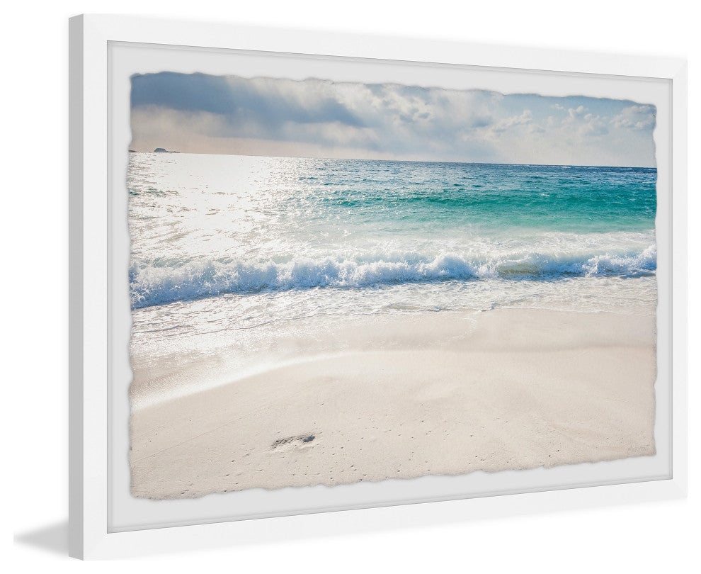 "Today's a Beach Day" Framed Painting Print, 18x12
